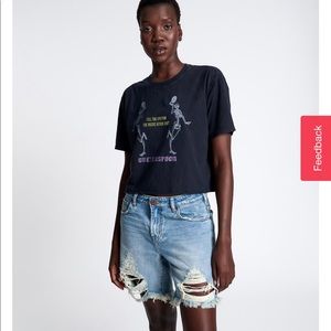 $120 ONE TEASPOON HENDRIXE STEVIES LONG BOYFIREND SHORT 26